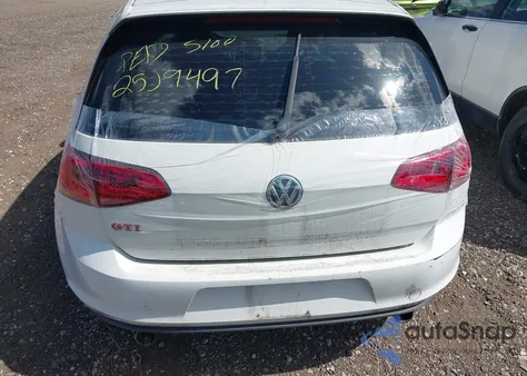 2017 Volkswagen Golf Gti Autobahn 4-Door из США, поврежденный, VIN 3VW447AU4HM011850